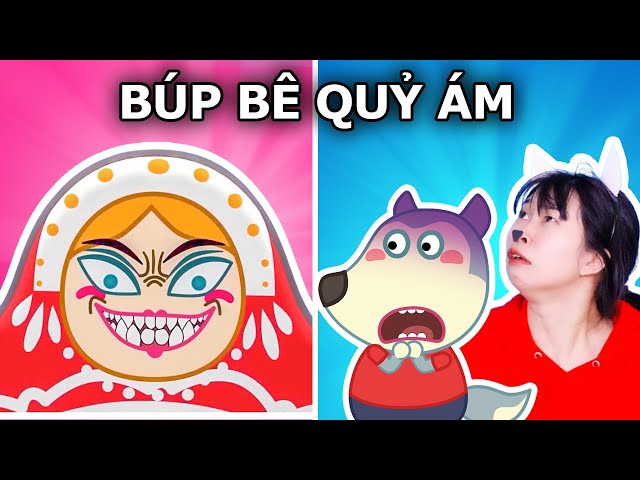 Wolfoo Trốn Chạy Khỏi Búp Bê Quỷ Ám!!! | Bắt Chước Hoạt Hình WOLFOO Siêu Hay | Woa Parody Vietnam