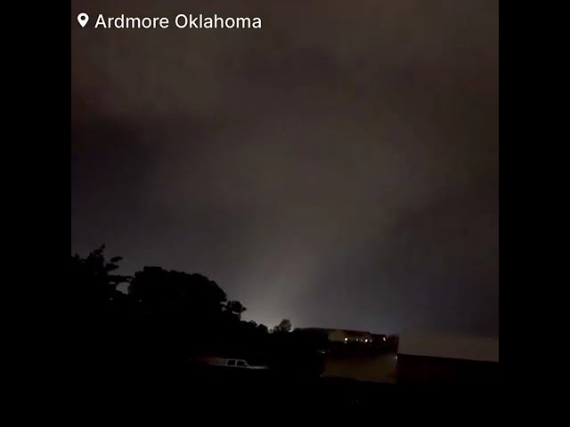 Massive Violent Tornado passing through Ardmore, OK