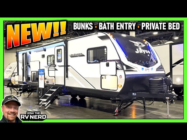 NEW MODEL with Everything! •  2025 Jayco Jay Feather 29BHB Family Cargo Bunkhouse Travel Trailer