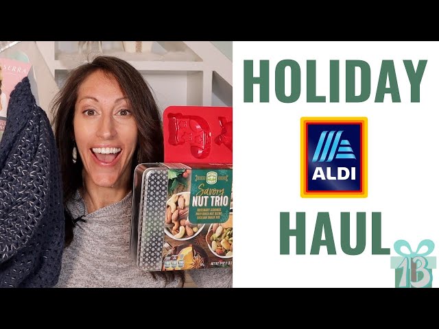 December 2019 Aldi Holiday Shopping Haul | Aldi Holiday Gift Guide with MAJOR Aldi FInds for Kids