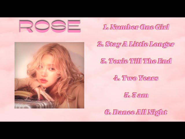 ROSE - NEW SONGS 2024✨PLAYLIST ✨