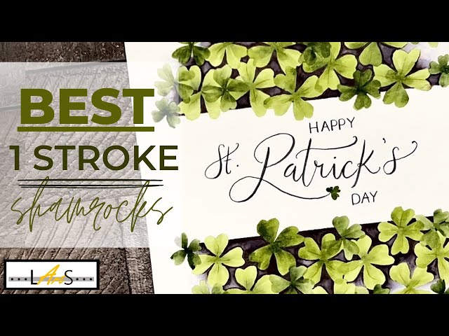 How to Paint St. Patrick's Day Clovers: Shamrocks with Watercolor! st patrick's day!