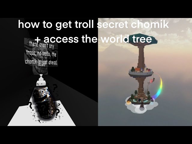 How to Get Troll Secret Chomik & Access The World Tree Realm in Find the Chomiks | Roblox