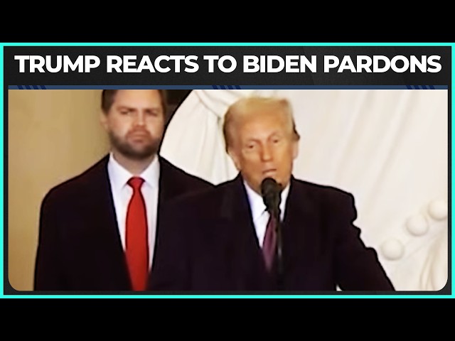 Trump ERUPTS After Biden Issues Preemptive Pardons His Family Members Among Others