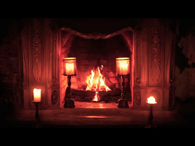 Fireplace Sounds 🔥 | ASMR Ambience for Deep Sleep, Meditation, Studying with a Relaxing Background