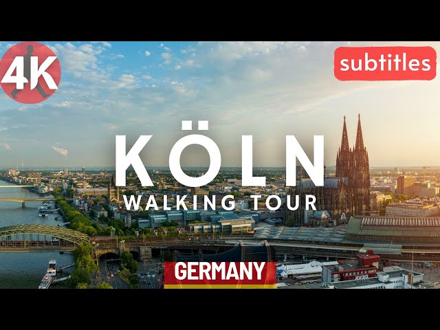 Beautiful Walk in Germany's Historic City: Köln