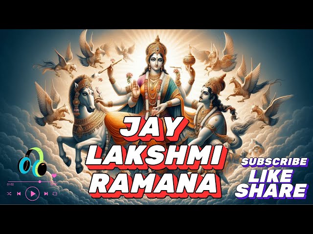 Jay Lakshmi Ramana Aarti | Divine Hindu Bhajan | Powerful Lakshmi Aarti for Wealth & Prosperity |