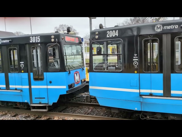 2 Eastbound Red Line Trains + Whistle