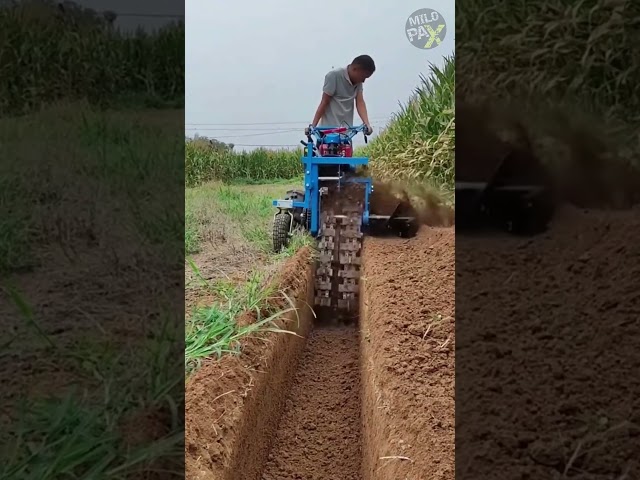 Easy Farming with a Fantastic Chinese Trencher! #shorts