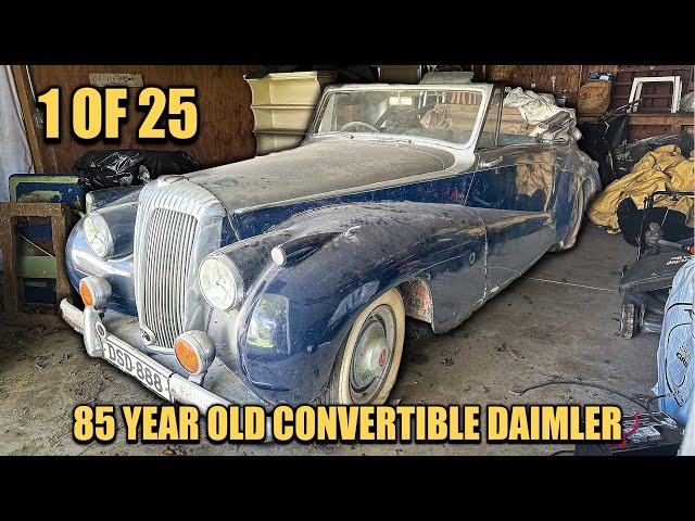 85 Years Old ABANDONED Barn Find Daimler DB18! 1 of 25 Car Detailing Restoration!