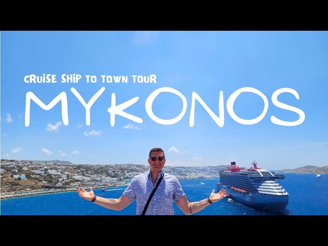 THIS IS...MYKONOS, Cruise Ship to Town Tour, Greek Islands, Greece #mykonos #greece #greek #europe