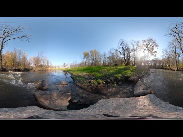 Mitchell County Conservation Board stream restoration Wood toe vortex weir