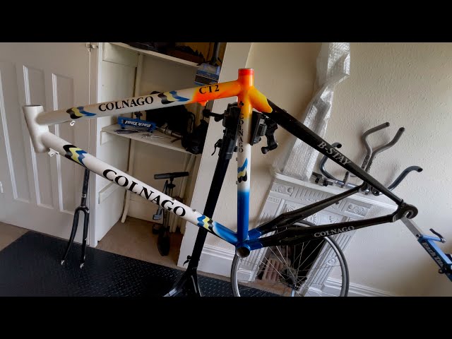 Restoring a Colnago CT2 Titanium Carbon Bike Frame: Epic eBay Find and Custom Fix