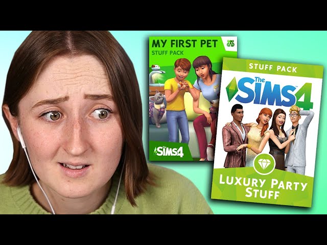 reacting to + judging old sims pack trailers