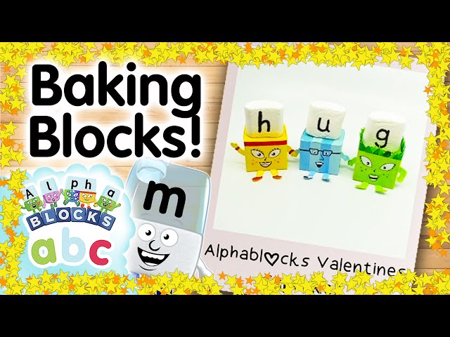 Baking Blocks - Alphablocks Cupcakes! 🧁 | Baking for Kids | Learn to Read | Crafts | Phonics