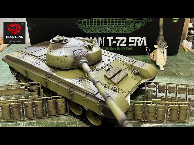 RC TANK UNBOXING, THE NEW HENG LONG T-72 ERA in 1/16th ,  and in-depth review. #unboxingvideo #cool