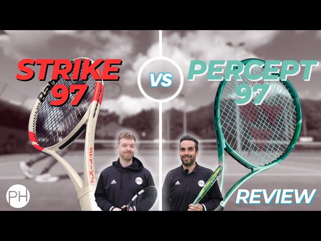 REVIEW: BABOLAT STRIKE 97 v YONEX PERCEPT 97 | Tennis Racket Review | Comparison