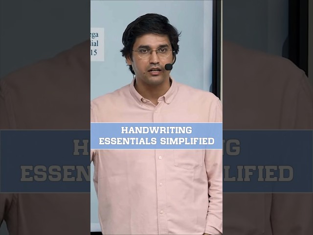 HANDWRITING ESSENTIALS SIMPLIFIED