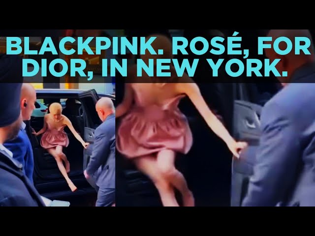 𝗨𝗦 𝗟𝗨𝗫𝗨𝗥𝗬 : 4𝗞. 60 𝗙𝗣𝗦. BLACKPINK. ROSÉ, FOR DIOR, IN NEW YORK.