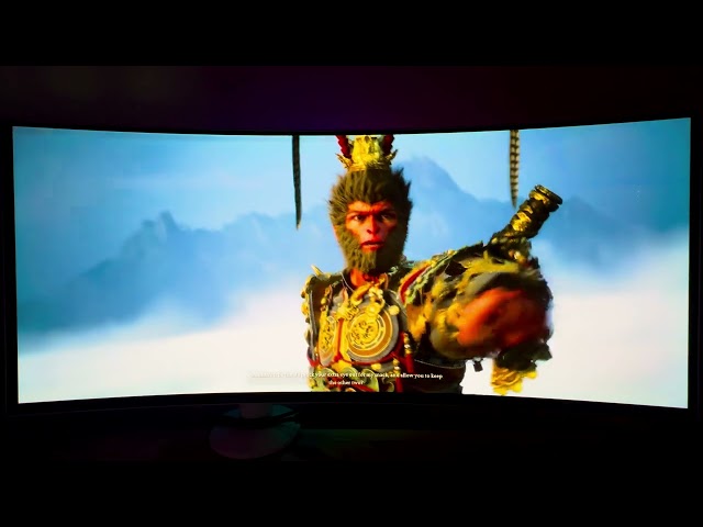 Black Myth: Wukong By  Samsung Odeyssey G8 Oled 34”