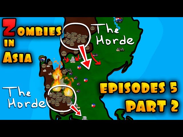 Zombies in Asia - Episodes 5  PART 2/ Philippines ( Countryballs )