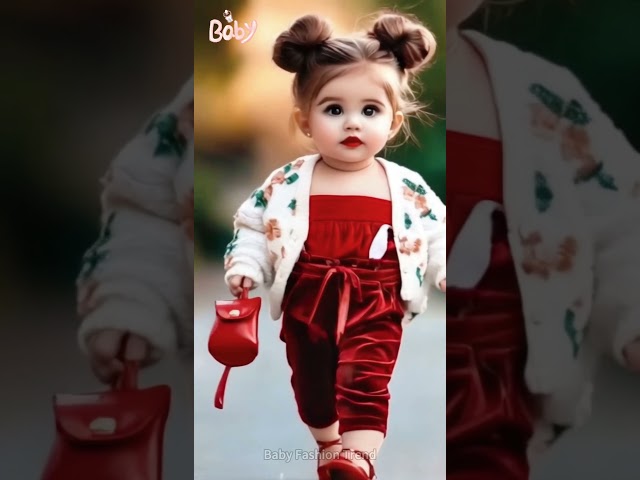 Bold Streets, Bold Looks: Fashion Show Unleashed #shorts #cutebaby #youtubeshorts #かわいい#kawaii#베이비패션