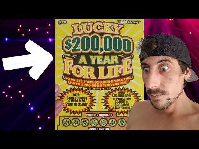 SMATCH!!!$20 LUCKY $200,000 YEAR FOR LIFE SCRATCH OFF TICKETS | FLORIDA LOTTERY