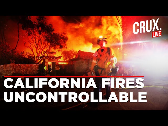 California Wildfire Live | Six Fires Burning In Los Angeles County | LIVE Palisades Fire | US News