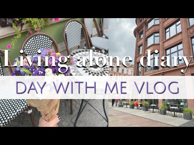 Day with me | 📚 Library | City walk | Vege Cooking 🥒 | Living alone diaries Europe - Poland