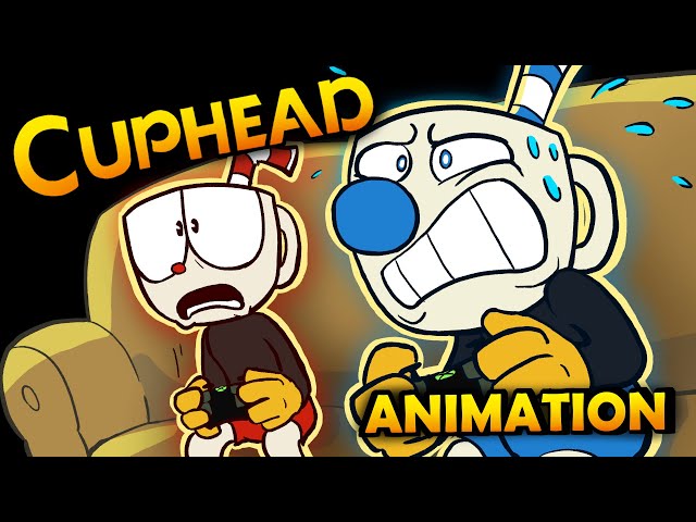 Cuphead (and Mugman) Play Cuphead (ANIMATIC)