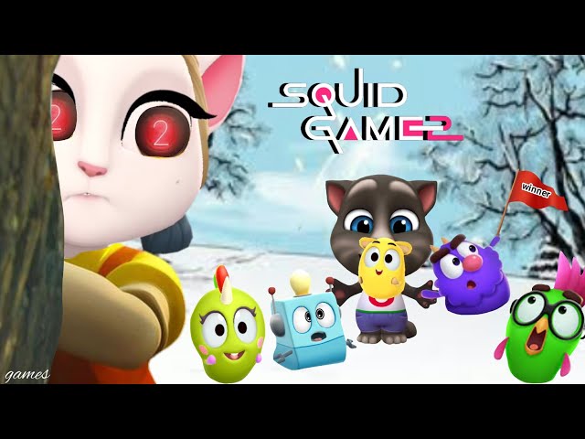 My Talking Tom Friends - AMONG US - SQUID GAME PET