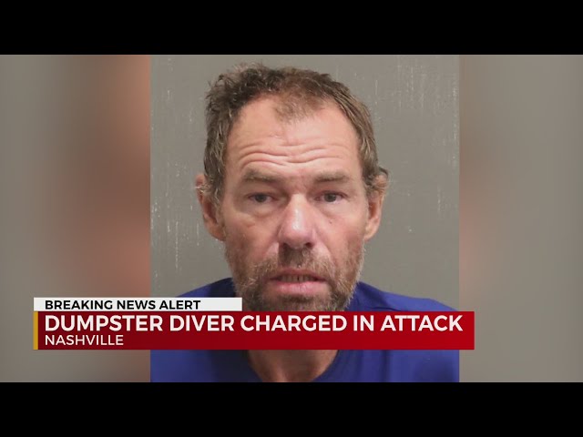 Dumpster diver charged in attack