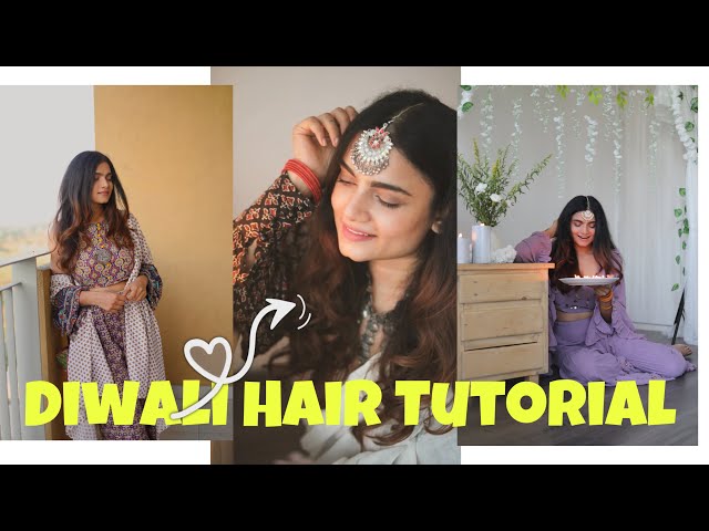 Festive Season Hairstyle| dyson Airwrap tutorial | Jeysha Tripathi