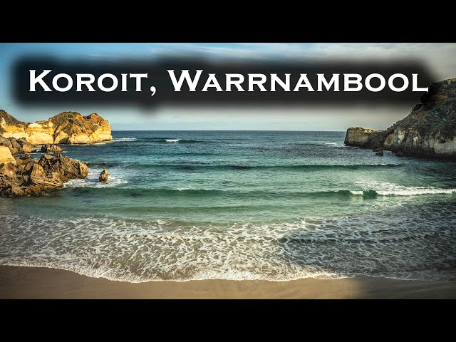 Camping at Koroit near Warrnambool, Limestone Sea Cliffs, Grey Nomads Caravan Australia, EP-147