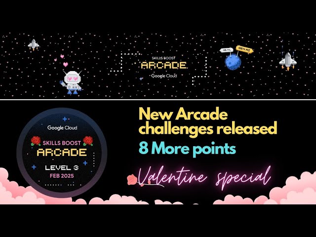 Arcade Valentine special New challenges released | 8 More arcade points | #valentinesday