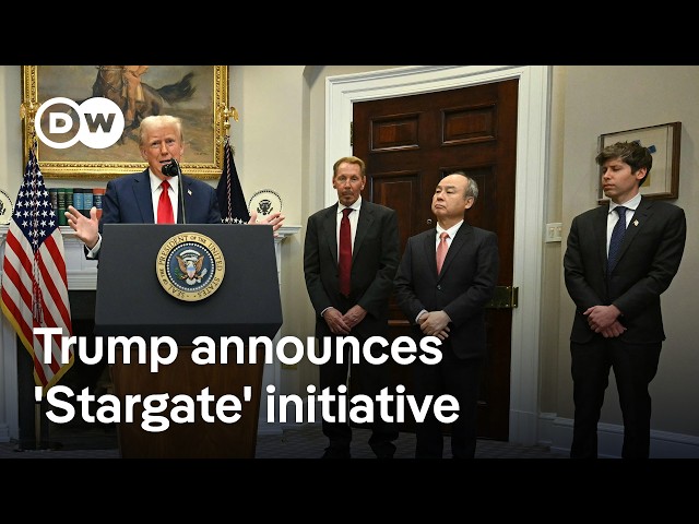 What's behind Donald Trump's $500 bn 'Stargate' AI announcement? | DW News