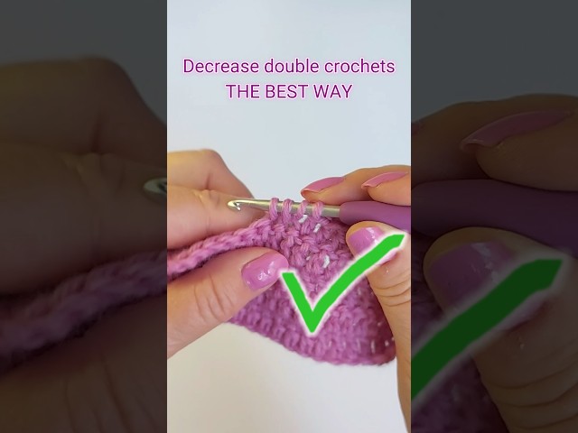 Best Way to Decrease Double Crochets