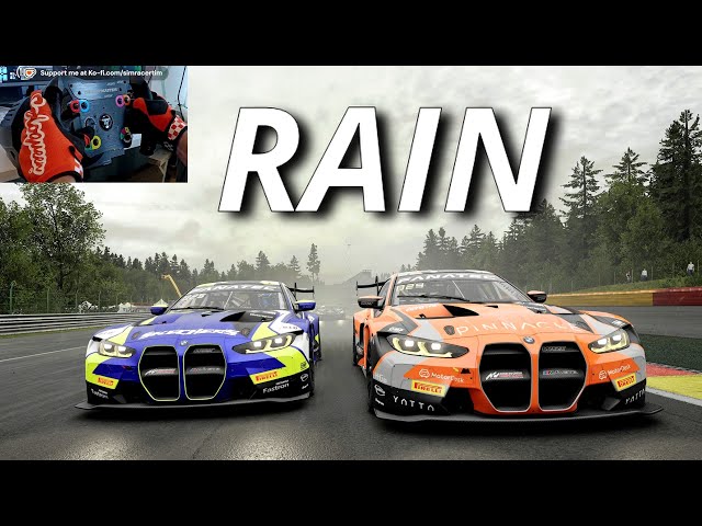 Rainy Chaos at Spa in Assetto Corsa Competizione – Fun and Wild Simrace