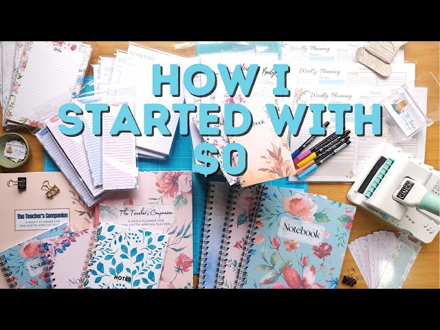 I started a Planner and Stationery Business with no money | How, What, Where and Why