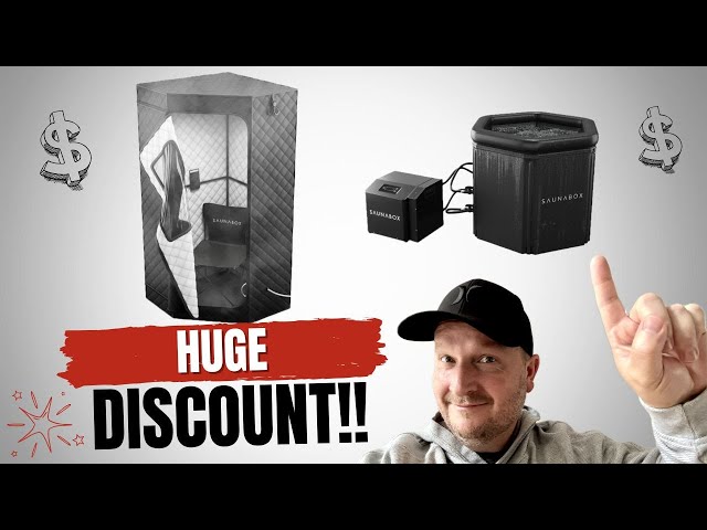 HUGE SaunaBox Steam Tent and Cold Plunge Bundle Sale | Exclusive Holiday Deal