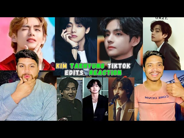 Bts Taehyung V TikTok Edits - Pakistani And Indian  Reaction V💯 |Kim Taehyung TikTok | Zain Raja