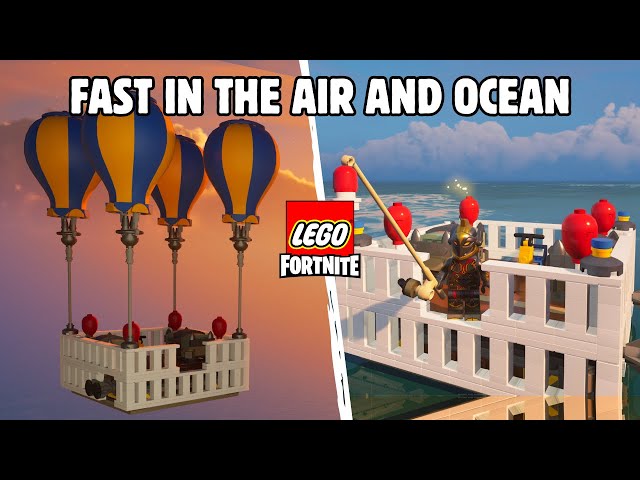 The SAFEST Flying Vehicle Tutorial in Lego Fortnite