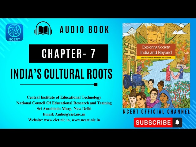 NCERT Textbooks CL 6 Social Sci Eng | Chapter 7 India s Cultural Roots