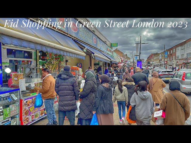 London Walking 2023 | Green Street London, East Shopping Centre | London Eid Shopping Tour [4K HDR]