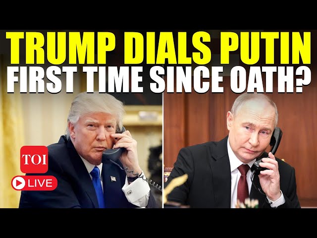 LIVE: High Drama On Cam As Trump Dials Putin Amidst High-Level Strategic Meeting? Watch