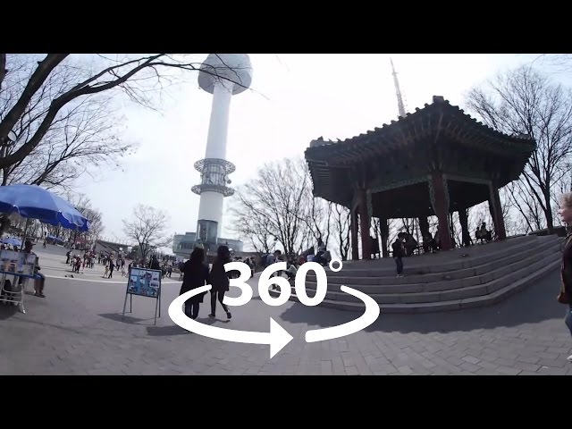 Seoul N Tower 360, мультяшная улица