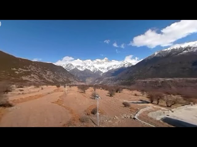 Exclusive 360 LIVE: Winter scenery of Mount Namcha Barwa in Tibet, China