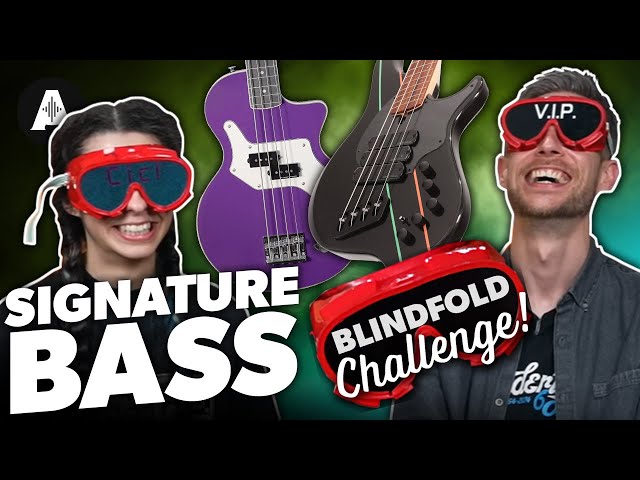 Signature Bass Guitars Blindfold Challenge!