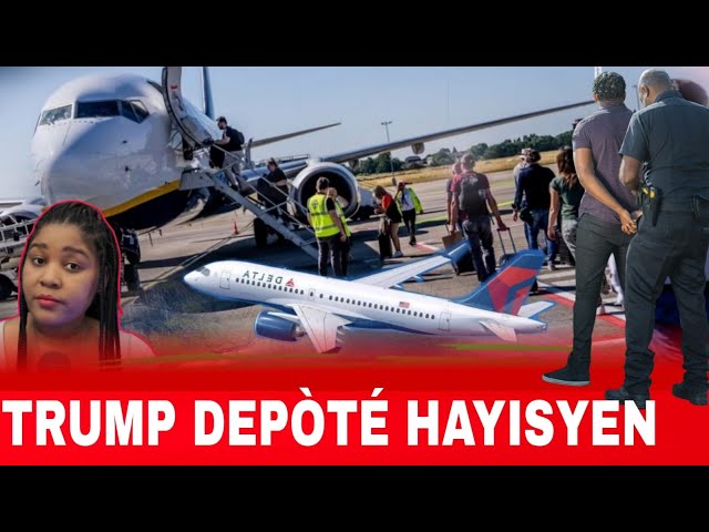 Flash ! TRUMP Fink Dèpòté Yon groupe Ayisyen /70 Militè Fink Debaké Ayiti Pou Dechouké G@ng