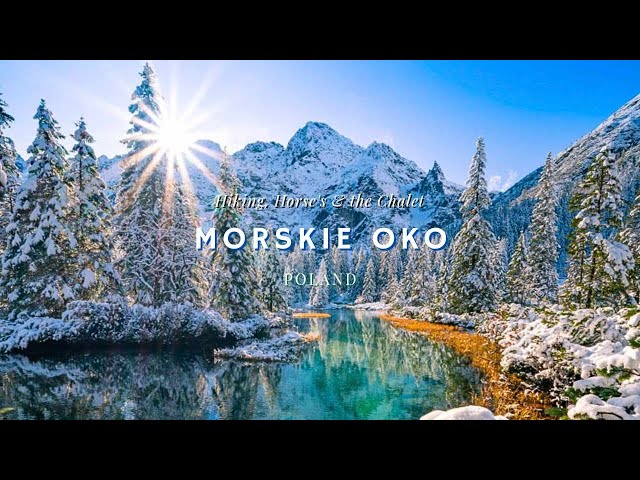 Hiking Morskie Oko the Worlds top 5 most beautiful Lake. also including the Horses & Chalet, Poland